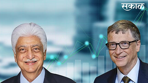 Bill Gates and Azim Premji