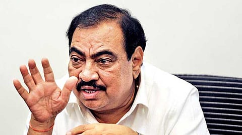 Eknath Khadse said suffering from untimely crime