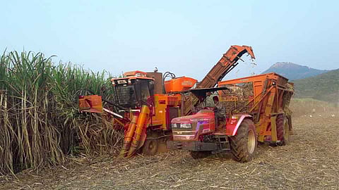 ऊस तोडणीचे सिंधुदुर्गात पहिले यंत्र दाखल