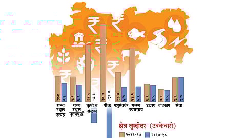 कृषी उत्पन्न घटले; दरडोई उत्पन्न वाढ