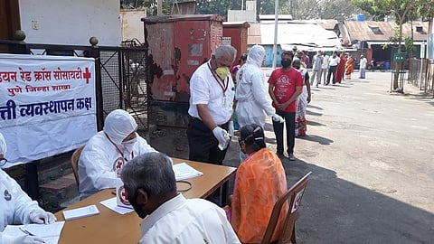 As per medical examination by Red Cross about people has no symptoms of Corona but frightened