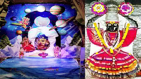 कार्तिकेय गणपतीची पृथ्वी प्रदक्षिणा; श्री यमाई देवीची पूजा