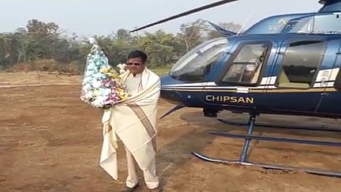 शेतीसाठी भिवंडीतल्या शेतकऱ्याने खरेदी केले चक्क 30 कोटींचं हेलिकॉप्टर