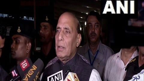 Defence minister Rajnathsingh explains about Rafale pooja after returning India