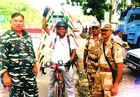 Cyclist Bharat Malik attempt for Guinness Book of World Records