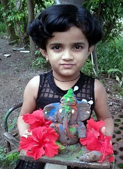 Ecofriendly Ganeshotsav for 230 students of Balpan School