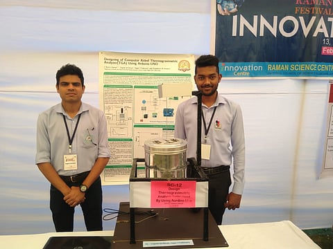 Thermogravimetric analysis device was created by the students in fifteen thousand