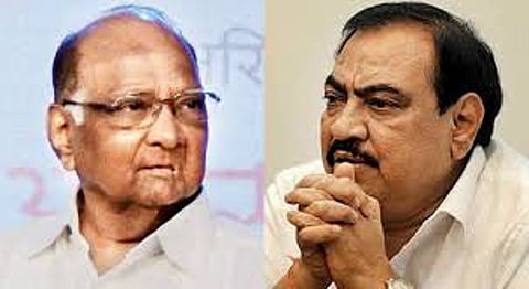 एकनाथ खडसे यांनी घेतली पवारांची भेट?