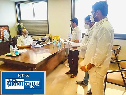 NCP MLA Lanka met Sharad Pawar regarding KK Range land acquisition