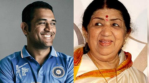 MS-Dhoni-Lata-Mangeshkar