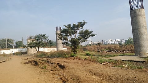 वासिंद रेल्वे उड्डाणपुलाचे काम संथगतीने