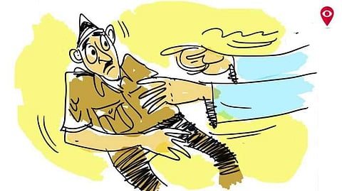 Interrogation of fighting police by seniors