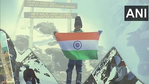 national hyderabad seven year old virat chandra hoisted the tricolor on the highest mountain in africa