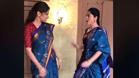 Sai Tamhankar Sonalee Kulkarni dance video viral on Social media
