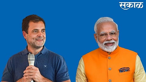 rahul gandhi and narendra modi.