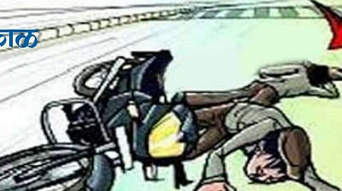 bike accident latest marathi news