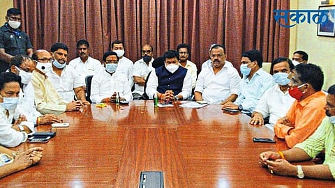 chipi airport issue press conference vinayak raut kudal konkan sindhudurg