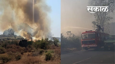 daulatabad fort fire