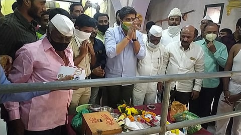 Sant Sadguru Godad Maharaj Temple at Karjat has been opened for Darshan.jpg