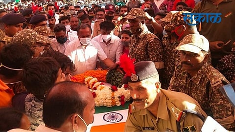 Martyr Ramteke was cremated in a state funeral