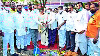 Inauguration of new building of Panchayat Samiti in Shrirampur taluka