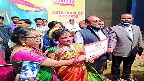Srushti jagtap Make Asia Book Of Records