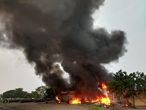 Tyre Factory Fire