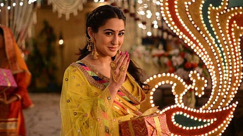 Sara ali khan made shayari on social media