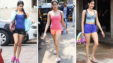 Janhvi Kapoor reacted to the attention she gets on her gym looks