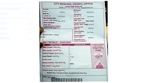 No getting water on time but water bills are being paid according to the readings