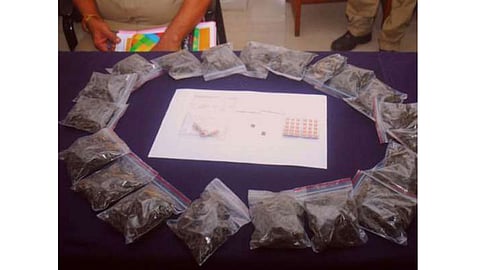 Five crore drugs found in wedding invitation card