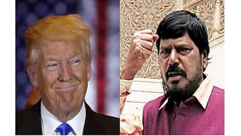 Ramdas Athawale comment on Donald Trump India tour