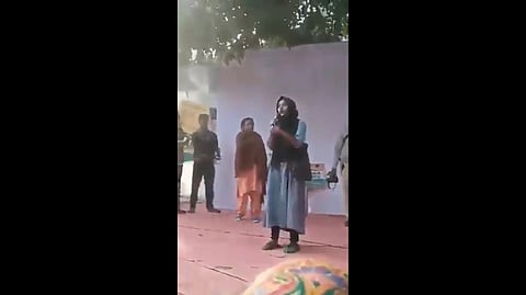 jnu student controversial video social media sambit patra twitter