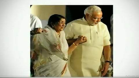 लतादीदींच्या पंतप्रधान नरेंद्र मोदींना रक्षाबंधनानिमित्त शुभेच्छा....