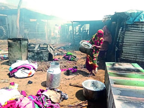 house fire