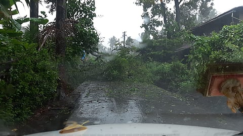 रायगड जिल्ह्यात 'निसर्गा'चा प्रकोप सुरूच! तीन तासांपासून कहर थांबेना