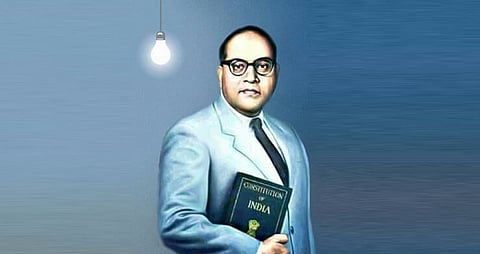 On the day of Mahaparinirvana Greetings to Dr. Babasaheb Ambedkar from home