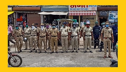 Preparations of riot squad in Akola