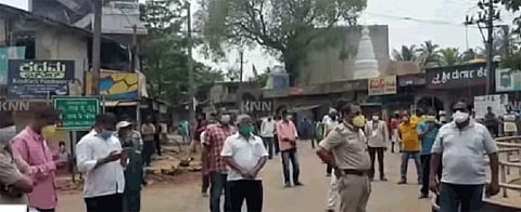 bjp ruling party protesting belgaum