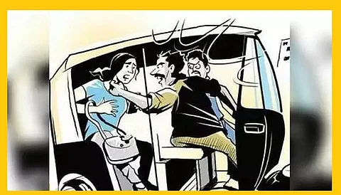 Akola speeding autorickshaw molested a married woman, he ran away as soon as the auto stopped