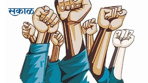 वीजबिलप्रश्नी मनसेकडून फुटाणे भिरकावत निषेध