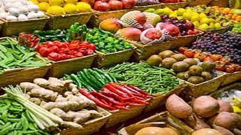 kitchen garden activity and fresh vegetables available in kitchen at home in kolhapur