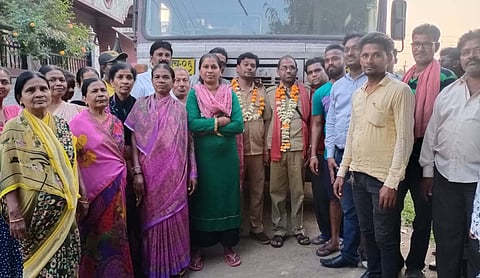 Villagers praise driver after accident in Bhandara