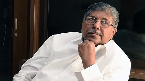 hasan mushrif critisied chandrakant dada patil for related election in kolhapur