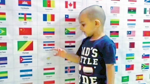 two and half years old girl vaidisha from chandrapur learn all country capital and many more things