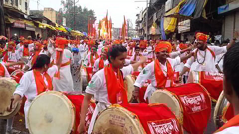 ढोल- ताशांचा गजरातही आले "प्रोफेशनल मॅनेजमेंट'!