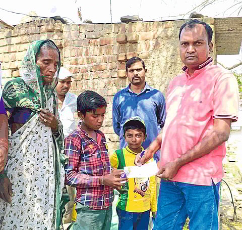 70 thousand rupees help for sangli dongargaon family