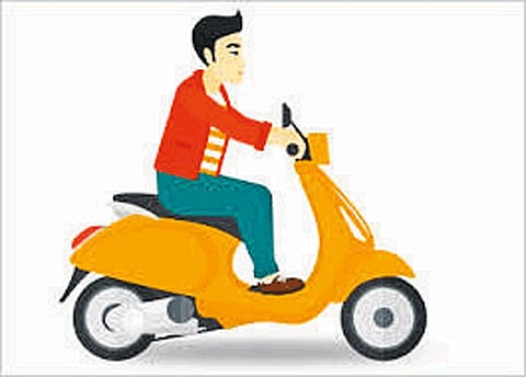 Police took the two wheels off the road