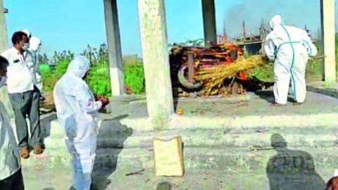 corona death funeral