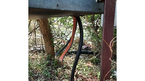 येडगाव धरण जलाशयातील कृषी उपसा जलसिंचन योजनेच्या विज पंपाच्या केबलची चोरी